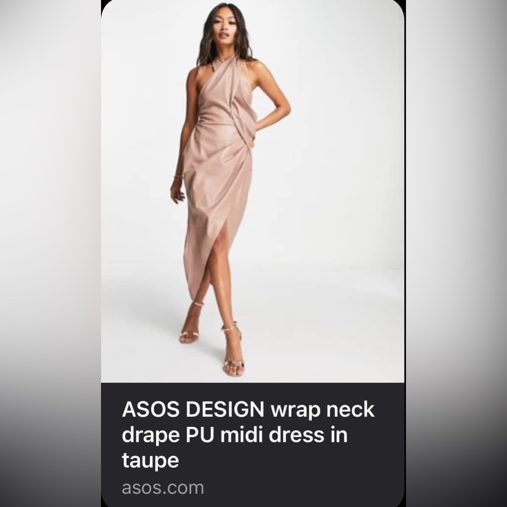 New faux leather by ASOS. Size 4.